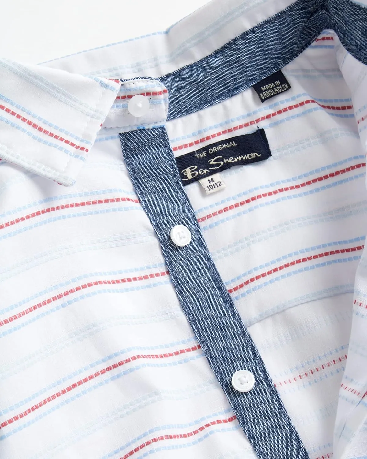 Ben Sherman Boys' Shirt - Casual Long Sleeve Button Down Collared Shirt  Button Down Shirt with Chest Pocket for Boys (8-18)