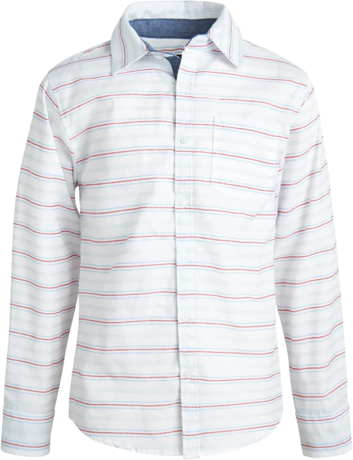 Ben Sherman Boys' Shirt - Casual Long Sleeve Button Down Collared Shirt  Button Down Shirt with Chest Pocket for Boys (8-18)