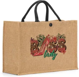 Canvas Tote Bag, Christmas Mothers Day Birthday Gifts for Female Woman
