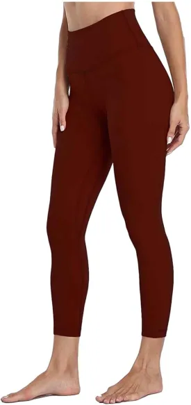 Cargo Leggings for Women with Pockets Women High Trousers Waist Straight for Yoga Trousers Sports Leg Flared
