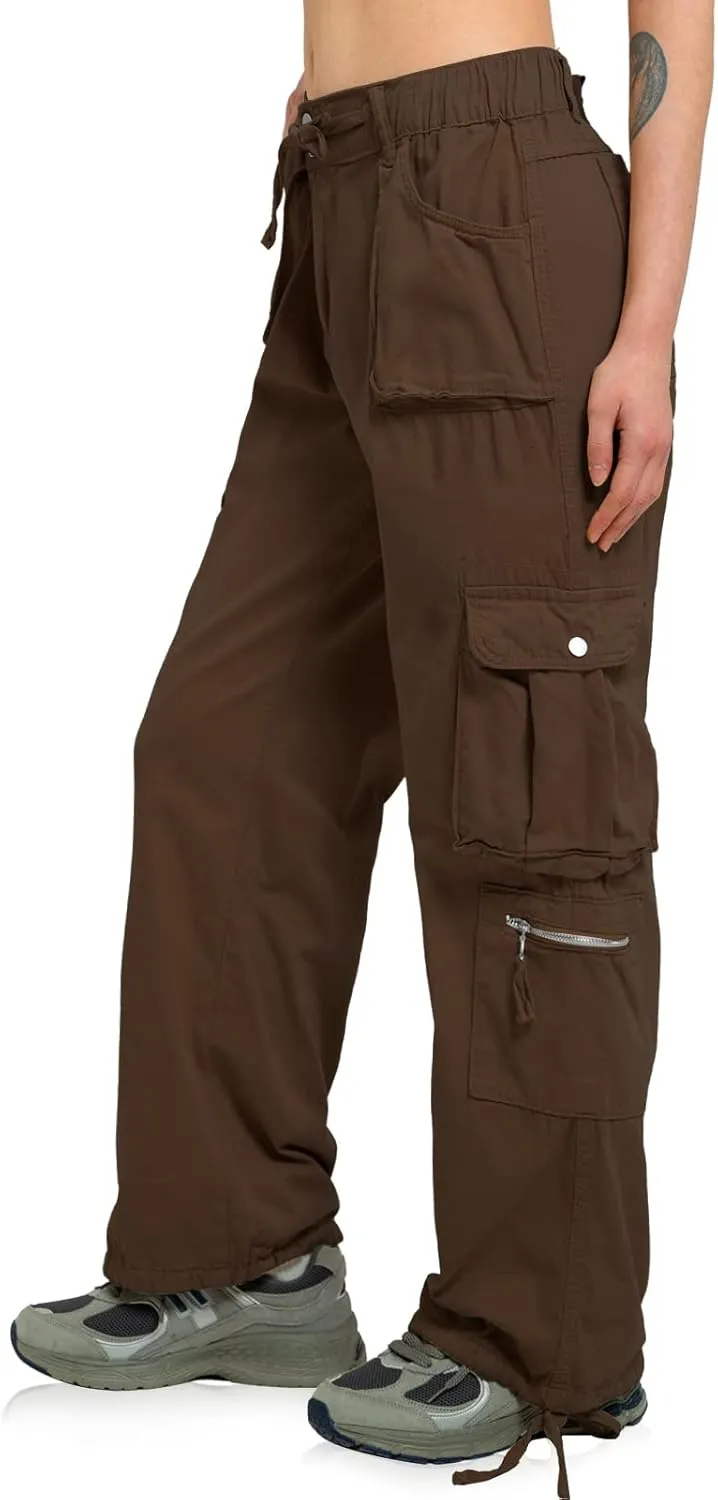 Cargo Pants Women Baggy Hiking Casual Cotton Military Tactical Army Combat Work Pants with 7 Pockets