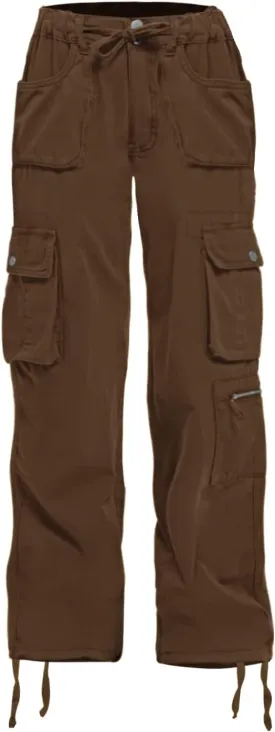 Cargo Pants Women Baggy Hiking Casual Cotton Military Tactical Army Combat Work Pants with 7 Pockets