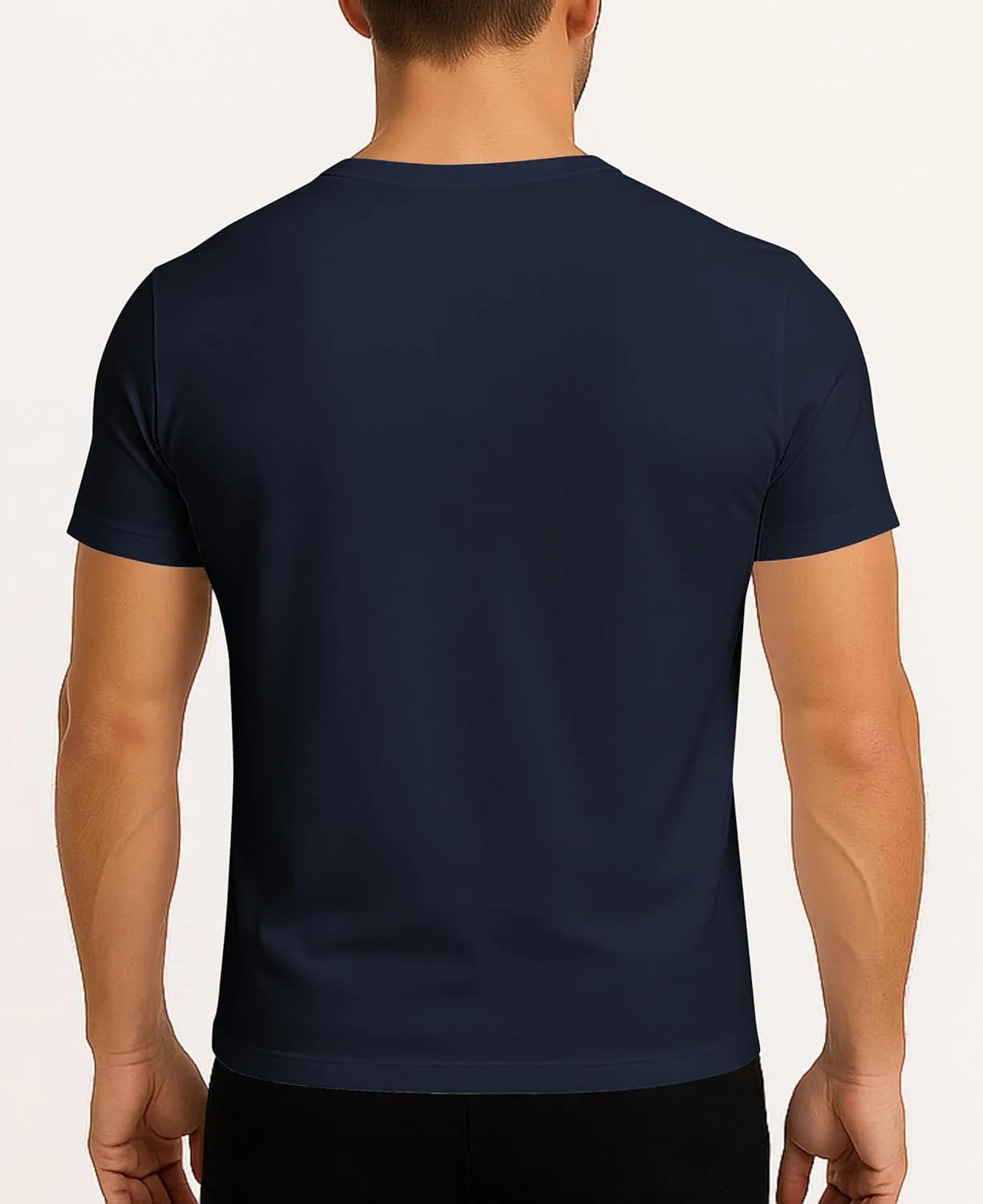 Classic Men's White Short Sleeve Undershirts V Neck T Shirt - Multi & Bulk Wholesale Packs