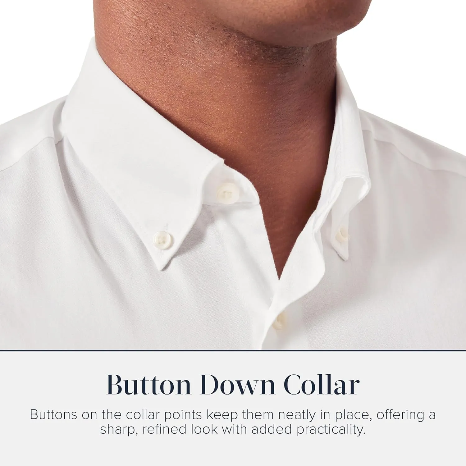 Jermyn Street Collection by Hawes and Curtis - Mens White Oxford Dress Shirt  100% Cotton, Regular Fit - Oxford Shirt