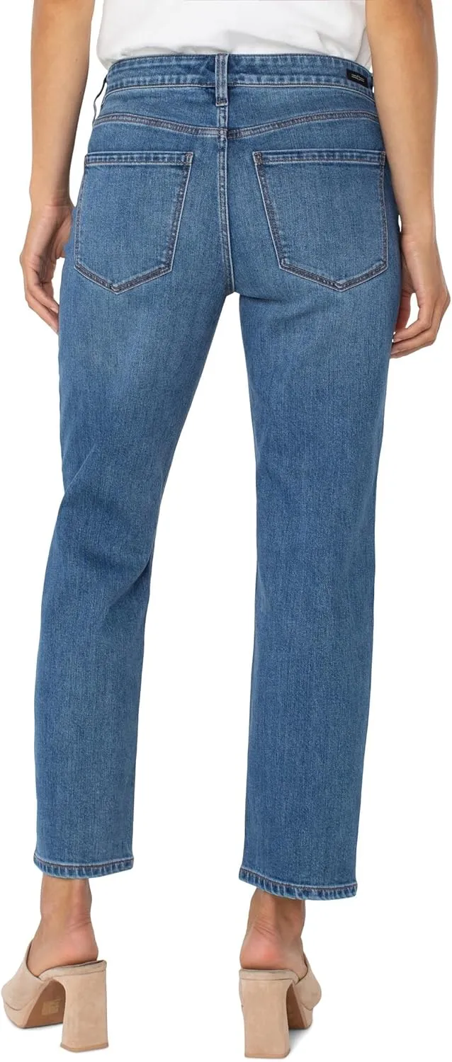 Liverpool Women's Kennedy Crop Straight Jeans