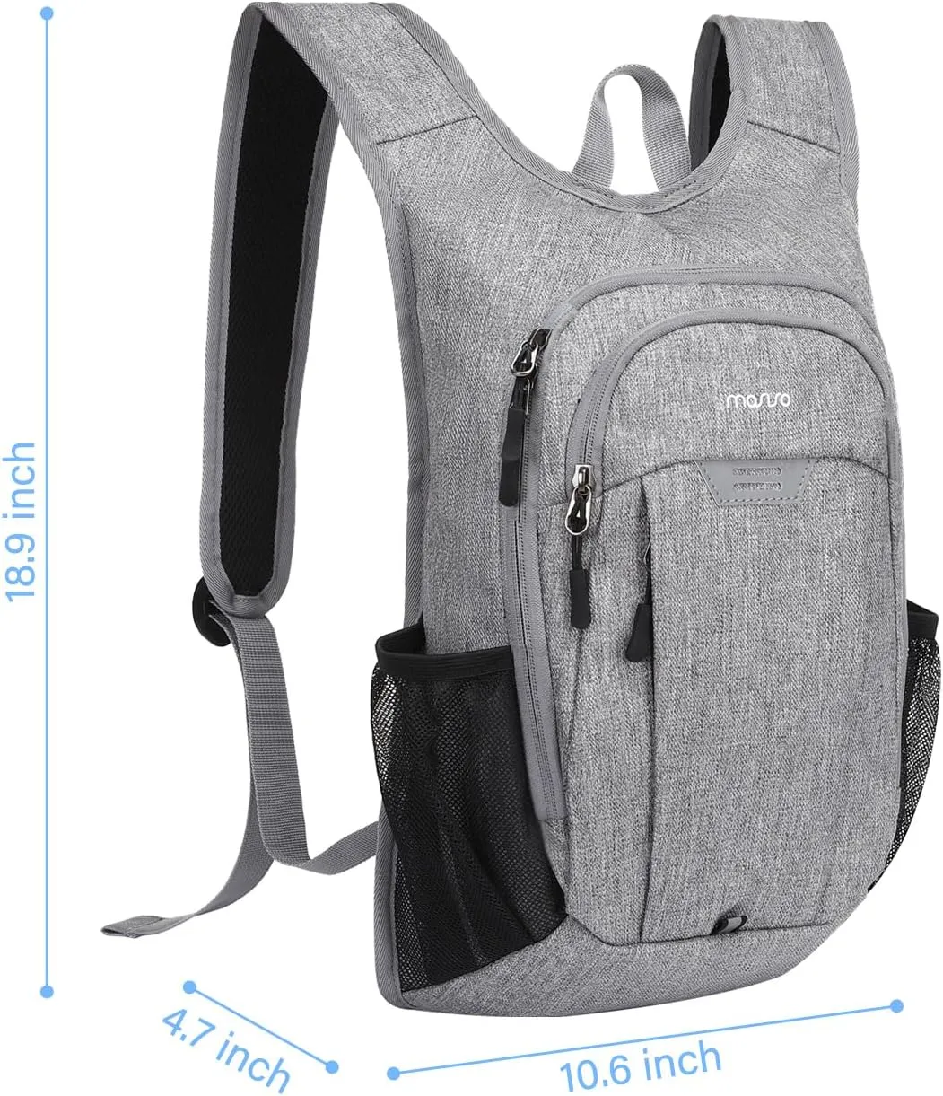 MOSISO Lightweight Hiking Daypack Small Packable Hiking Backpack for Men Women, 3 Layer Casual Foldable Day Pack Shoulder Bag