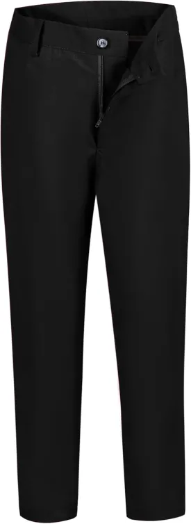Toddler Boys Black Pants Kids Formal Dress Slacks Slim Fit School Uniform Pants Suits for Wedding Party Little Kids Tuxedo Trousers Size 2