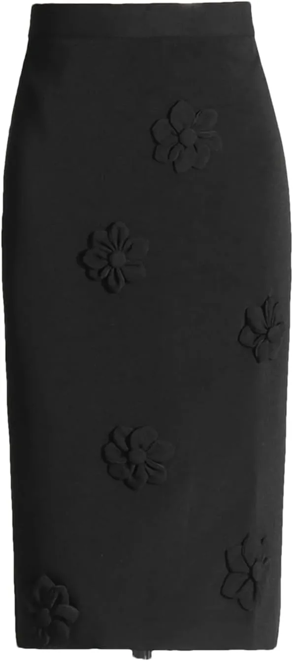 Women's Bodycon Patchwork Skirt, Spliced Zipper High Waist